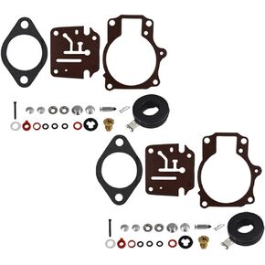 ALL-CARB 2 x Carburetor Carb Repair Kits and Float Replacement for Johnson Evinrude 50 55 60 HP