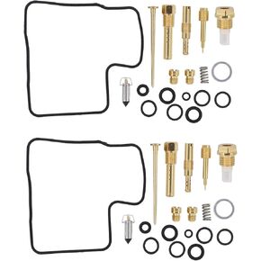 MOTOKU Pack of 2 Carburetor Rebuild Carb Repair Kits for Shadow ACE 1100 Shadow Aero Sabre Spirit VT1100C VT1100C2 VT1100C3