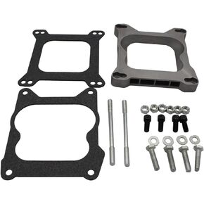 3/4" Open Carb Carburetor Adapter 4bbl Quadrajet Manifold to Holley Edelbrock 9130