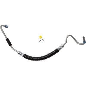 Edelmann 80337 Power Steering Pressure Hose: Replacement for - 2010-01 GM Silverado, Sierra; V-8 6.6L Diesel; W/Hydroboost, Black