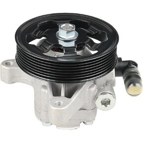 Power Steering Pump with Pulley Compatible with Honda Accord DX EX LX 2.4L 2003 2004 2005, Replacement for 21-5341, 96-5341, 56110-RAA-A01