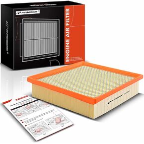 A-Premium Engine Air Filter Compatible with Toyota, Dodge, Jeep & Lexus Models - Camry, Highlander, Avalon, Sienna, Durango, Grand Cherokee, ES350, NX300, RX350 - Replace# 17801-0P050, CA10755