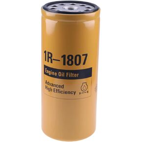 AIVWUMOT Oil Filter 1R-1807 1R1807 Compatible with Caterpillar CAT 235B 312D 320B 320D 322B 324D 325D 328D 329D 330 M325D M320 M325C W330B Engine 3116 3126 3126B 3304 3306B
