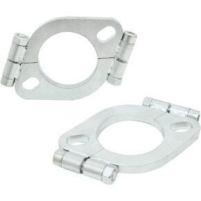 1.75" inch Exhaust Flange Flat Oval Split Repair Replacement 2 pack