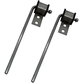 2 Pack Universal Exhaust Hanger Rod Weld On Heavy Duty Exhaust Bracket Hanger - 3/8" Rod 10" Long