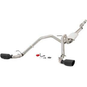 عادم Rough Country المزدوج Cat-Back لـ 2014-2018 Chevy/GMC 1500 | 5.3 لتر - 96007 in Kuwait