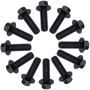 Exhaust Manifold Bolts, Manifold Header Bolts for GM LS1 LS3 LS2 LSX LT series engines Replaces ICT Billet 551696 12 PCS