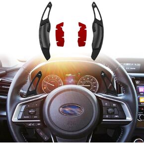 CKE for Subaru Forester Outback XV Crosstrek Impreza Legacy Ascent WRX BRZ Scion FR-S GT86 Accessories Aluminum Sporty Auto Car Paddle Shifter Extension Shift Paddle Cover Trims -Blue