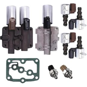 مجموعة الملف اللولبي ناقل الحركة لـ Hond-a Accord Odysse-y Pilo-t TL CL MDX استبدال #28250-P6H-024 28250-P7W-003 28400-P6H-013 28500-P6H-013 in Kuwait