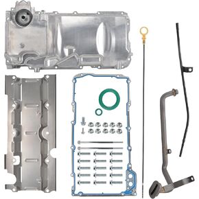 302-2 GM LS Swap Oil Pan Kit Aluminum Oil Pan Kit Compatible with 1964-1992 Chevy Camaro Ventura Omega F-body G-body LS1 LS2 LS3 LS6 LS9 5.7L 5.3L 6.0L 6.5L Engines