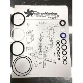 FiveStar Marine Rebuild KIT!! Evinrude Johnson Trim Tilt 25 35 40 48 50 HP 1989-2004 435567 435894 435903 0435567 FSM013