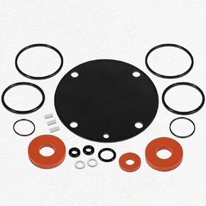 905111 Complete Rubber Repair Kit Fit for Febco Backflow 15-32mm 825Y 825YA 3/4"-1-1/4", Reduced Pressure Zone Assembly, 18pcs…