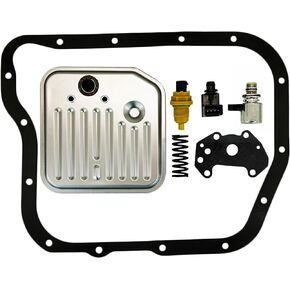 A518 A618 46RE 47RE 48RE Transmission Governor Pressure Solenoid Transducer with Filter Gasket Solenoid Valve and Sensor Rebuild Kit for Dodge Dakota Durango Ram 1500 2500 3500 Grand Cherokee