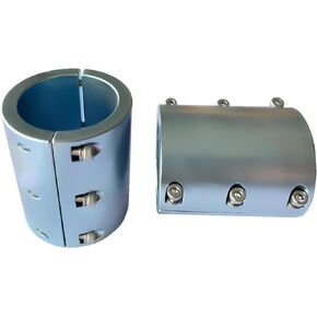 Split Collar Tube Clamps, UTV Universal Connector Weldable Tube Clamps,Long Connector Tube Clamp 2" Qty 2