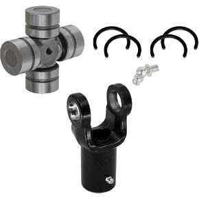 Caltric Front Prop Shaft Yoke & U-Joint Kit Compatible with Polaris Ranger Xp 900 2013-2016 Rear Yoke