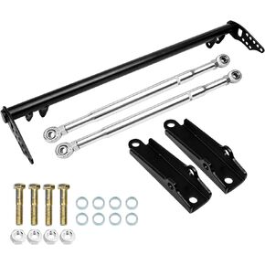 Front Traction Control Tie Bar Brace Set Compatible with Honda Civic Del Sol EK EG EH EJ EM 1992-2000 & Acura Integra DC 1994-2001