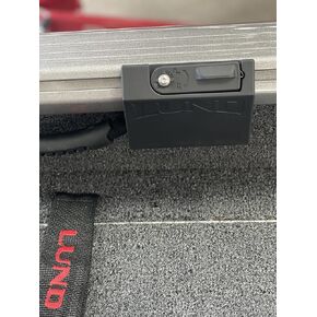 Lund Quick Release Angled Sport Track Bracket, Black, Angled Bracket