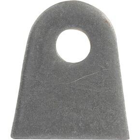 Allstar Performance ALL60009 1-5/8" Tall 1/8" Thick - 1/4" Hole 1-1/4" Mild Steel Center Hole Height Flat Chassis Tab, (Pack of 4)
