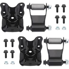 Rear Leaf Spring Shackles Hanger Brackets Repair Kit Fit For 1986-2011 Ford Ranger,1994-2010 Mazda B2300/B3000/B400,1998-2001 Mazda B2500,Replaces#722-001 722-010