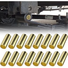 DIMEANI Trailer Leaf Spring Bushing Kit,Shackle Bushings Trailer Axle Bushing Tools Replace Double Eye Springs, Trailer Leaf Spring Bushing Kit, ID 9/16" OD 11/16in K7129100 (16PCS)