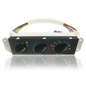 HVAC Climate Control Panel for Jeep Wrangler TJ 1999-2004 Heater Selector Control Switch, Climate Heater Panel Air Conditioning Control Unit, HS-373 55037473AB