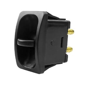 Air Spring Activation Switch ABS Pneumatic Switch Fit for Seat Lift Valve Paddle Type Push to Snap Tab ON Off ON Compressor Accessory Ride Suspension Control Switch