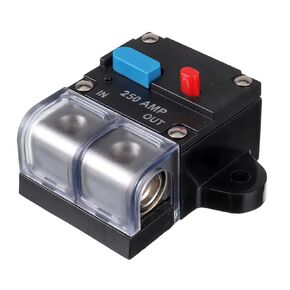 300A Circuit Breaker Resettable Circuit Breaker 300 amp Self Recovery Circuit Breaker Manual Reset Button for Car Audio and Amps Protection