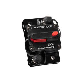 60AMP Circuit Breaker with Manual Reset,12V-48V DC Waterproof Inline Fuse Inverter, Marine Circuit Breaker for Car ATV Trolling Motors Boat Audio System