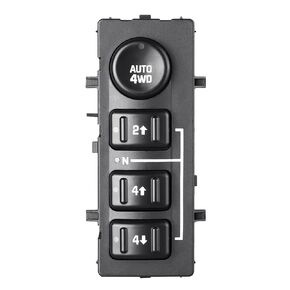 4WD Switch for 2008-2014 Chevy Silverado Suburban Tahoe Avalanche 1500 2500, GMC Yukon Sierra 1500 2500 Transfer Case Selector Switch - Four Wheel Drive Switch Button Control Replace 25878425,15913724
