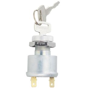Ignition Switch and Key 2 Terminals Carabiner 17421G1 Fits EZ-GO Electric Golf Cart