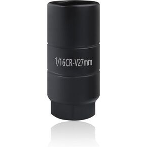 Oil Pressure Sensor Socket,1 1/16 Socket Switch Fits 3/8" Drive or 1 1/8" Hex Wrench,Professional Oil Pressure Switch Socket for Quick Removing/Installing Oil Sending Unit (Black)