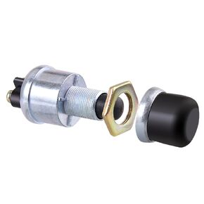 Weatherproof Engine Push Button Start Switch 12V Starter Push Button Momentary Start Switch for Car Truck Boat RV ATV, 1 PCS