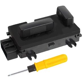 901-202 Driver Side Power Seat Adjuster Recline Switch 12450166 for 99-07 Cadillac Escalade Chevy Avalanche Silverado Suburban Tahoe GMC Sierra Yukon H2