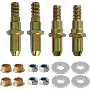 Door Hinge Roller Pin Door Hinge Pin and Bushing Kit Hinge with Pin LEDAUT Replacement for Ford F150-F350 Bronco SUV