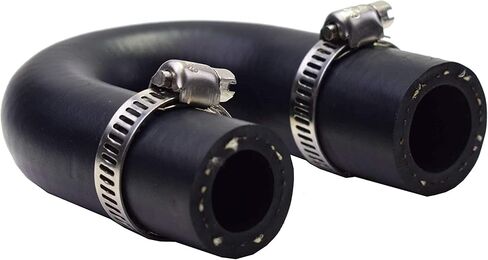 A-Team Performance - LS LT Heater Core Bypass Delete Hose With Clamps Coolant Crossover - Compatible with Chevrolet GM Pontiac LS LSX LS1 LS2 LS3 LS6 LS7 LQ4 LQ9 LT1 LT4 in Saudi Arabia