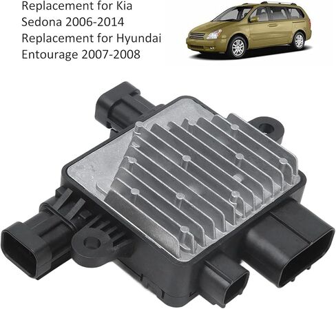 وحدة التحكم في مروحة تبريد الرادياتير، وحدة التحكم في مروحة تبريد المحرك، سبيكة ABS 25385‑4D900 بديلة لكيا سيدونا 2006‑2014 in Kuwait