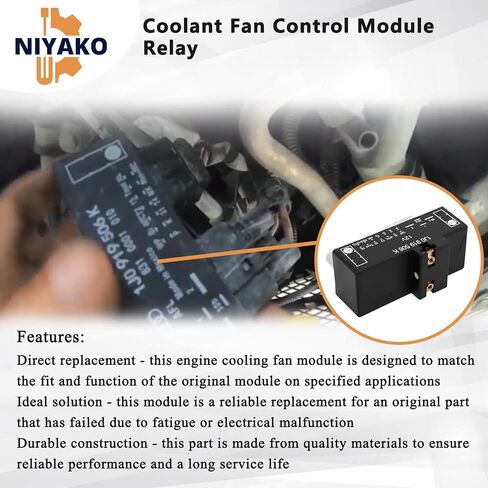 Cooling Fan Control Unit Module Relay Replacement # 902-419 1J0919506K 1J0 919 506 K Fit 2000-2014 Beetle Jetta Golf A3 TT in Saudi Arabia