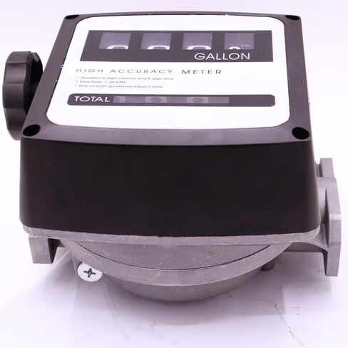 BORRITT 1 بوصة NPT خيوط ميكانيكية 4-مقياس تدفق الوقود الرقمي من الألومنيوم 5-30GPM مضخات نقل الوقود جالون متر 0.75 بوصة البطانات المخفض ± 1٪ دقة ديزل بنزين 4 عجلات متر ميكانيكي in Kuwait