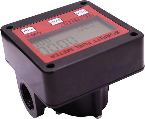 BORRITT OGM-25 مقياس التروس الميكانيكية البيضاوي، مقياس تدفق الديزل، مقياس الوقود 1 بوصة × 1 بوصة NPT 10L ~ 120L/min، ضغط العمل 50PSI in Kuwait