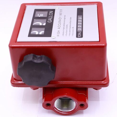 BORRITT 1 "بوصة NPT الميكانيكية 3-مقياس تدفق الوقود الألومنيوم الرقمي 5-30GPM مضخات نقل الوقود جالون متر 0.75 بوصة البطانات المخفض ± 1٪ دقة الديزل البنزين 3 عجلة متر الميكانيكية in Kuwait