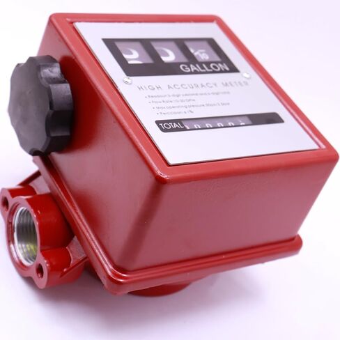 BORRITT 1 "بوصة NPT الميكانيكية 3-مقياس تدفق الوقود الألومنيوم الرقمي 5-30GPM مضخات نقل الوقود جالون متر 0.75 بوصة البطانات المخفض ± 1٪ دقة الديزل البنزين 3 عجلة متر الميكانيكية in Kuwait