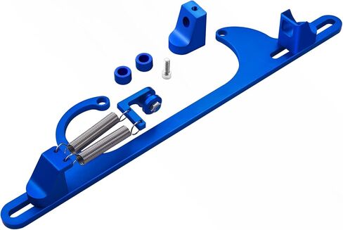 TEMSONE 4150 4160 Series Throttle Cable Bracket Billet Aluminum Anodized Throttle Brackets Return Spring Adjustable Black in Saudi Arabia