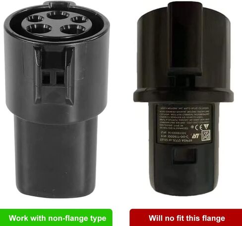 قفل شاحن تيسلا من TOKREAL لمحول الشاحن موديل 3/Y J1772 يوقف قطع الاتصال الضار وغير المرغوب فيه (يعمل مع محول غير شفة، ولا يعمل مع الطراز S/X) [عبوتان] in Kuwait