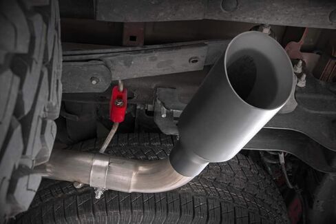 عادم Rough Country المزدوج Cat-Back لـ 2014-2018 Chevy/GMC 1500 | 5.3 لتر - 96007 in Kuwait