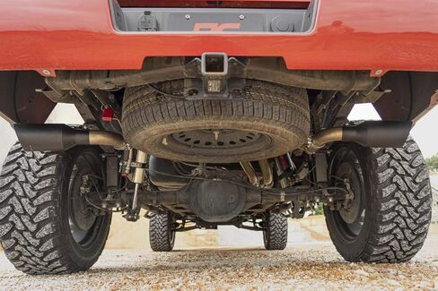 عادم Rough Country المزدوج Cat-Back لـ 2014-2018 Chevy/GMC 1500 | 5.3 لتر - 96007 in Kuwait
