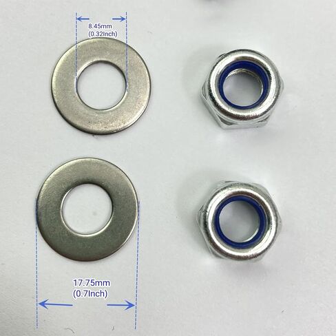 مسمار زنبركي العادم يناسب Honda Acura، Subaru، Toyota Prius Bolt Spring Kit لإصلاح اتصال آمن ومرن (2) in Kuwait