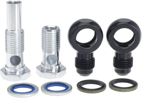 6AN x 1/4NPSM 4L80E GM مبرد زيت ناقل الحركة 90 درجة تركيبات البانجو in Kuwait