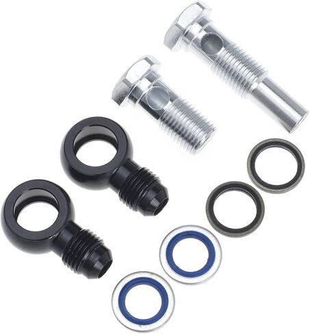 6AN x 1/4NPSM 4L80E GM مبرد زيت ناقل الحركة 90 درجة تركيبات البانجو in Kuwait