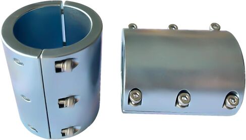 Split Collar Tube Clamp, UTV Universal Connector Weldable Tube Clamps, Long Connector Tube Clamp 1-7/8" Qty 2 in Kuwait