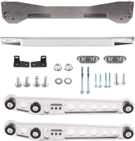 Rear Lower Control Arm Subframe Brace Tie Bar kit Compatible with Honda Civic EK 1996 1997 1998 1999 2000 in Saudi Arabia
